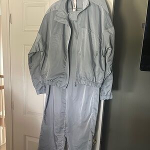 Women's Gray Jacket and Pants Set